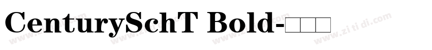 CenturySchT Bold字体转换 CenturySchT Bold字体转换